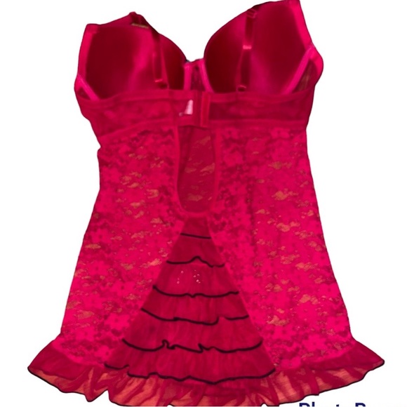 Jessica Simpson Red Lace Chemise Size 1X - Picture 7 of 7